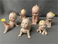 (6) Porcelain Kewpie Doll Figurines