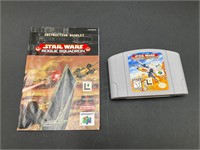 Star Wars Rogue Squadron Nintendo 64 Game & Manual