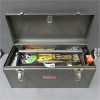 Craftsman Metal Tool Box w/ Hand Tools
