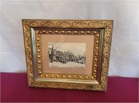 High Street Hope New Jersey Framed Drawing