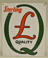 Sterling Gasoline "L Quality" PPP Sign
