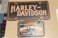 Harley Davidson Plates *****
