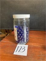 cobalt blue glass marbles