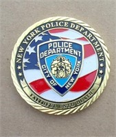 New York City Police Challenge Coin