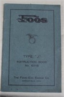 Foos Gas Engine Type "J" Instruction Book