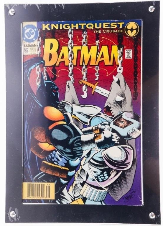 Vintage - BATMAN Comic Book -Acrylic Museum Case