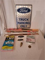 Ford Truck Parking Sign and Misc.