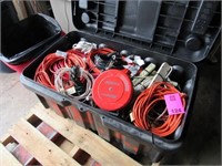 Large Crate of Extension Cords and Power Strips