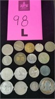 Lot of 17 Antique Coins