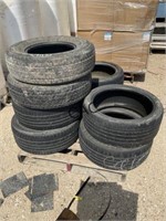 Lot of 8 Assorted Tires