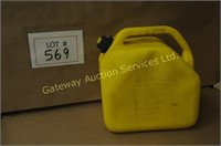 Yellow 25L Gas Can