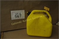 Yellow 25L Gas Can