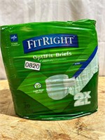 New FitRight OptiFit adult diapers size 2XL