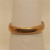 14K Gold Ring Approx 2mm