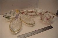 Etched Glass dishes