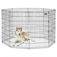 MidWest Homes for Pets Foldable Metal Dog Exercise
