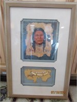 B.A. Roberts Painting The Legend Native American