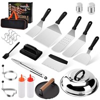 Onlyflame 26PCS Professional BBQ Griddle Tool Kit