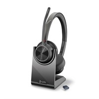 Poly Voyager 4320 UC Wireless Headset & Charge Sta