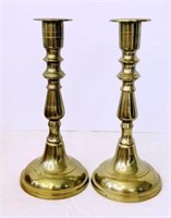 Pair of Solid Brass Candle Stick Holder