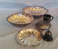 Lot of 6 silver plated pieces