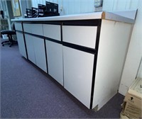 Storage Cabinet With Laminate Counter Top- 98"x25