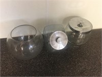 GLASS CANISTERS