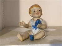 ROYAL CROWN PIANO BABY - BOY WITH BALL VERY NICE