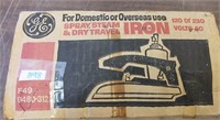 Vintage 110/220 Steam Iron in Original Box