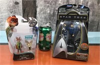 Zootopia & Star Trek action figures - sealed