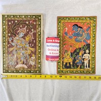 Original Hand Painted Hindu Mythology Vedic Gods