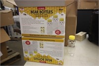 12 oz. Plastic bear shaped honey bottles