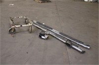 (2) Ford Running Boards, Dolly & Electric Motor,