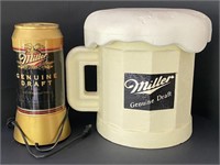 Miller Styrofoam Cooler & Lamp (12.5") *Bidding