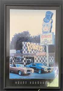 Porkys Chevy Showdown Light Up Sign, 1' x 19"