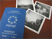 EXPO '67 PASSPORT & B&W PHOTOS