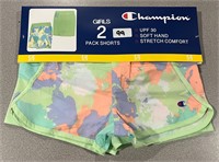 Champion 5/6 Girl's 2pk Shorts