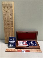 CRIBBAGE BOARD AND MORE