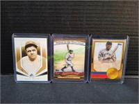 (3) Babe Ruth Baseball Trading Cards