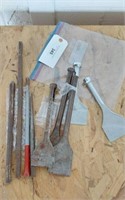 CHISELS, PUNCH AND REAMERS LOT