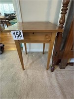 Vintage cherry side table w/drawer