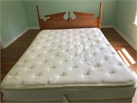 QUEEN BED AND MATTRESSES,