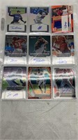 9x High End Patches/Autographed Baseball Cards