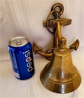 Brass Anchor Bell Wall mounted