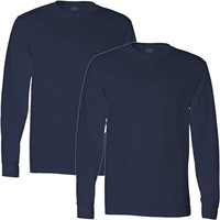 (N) Fruit of the Loom Mens Long Sleeve T-Shirt (2