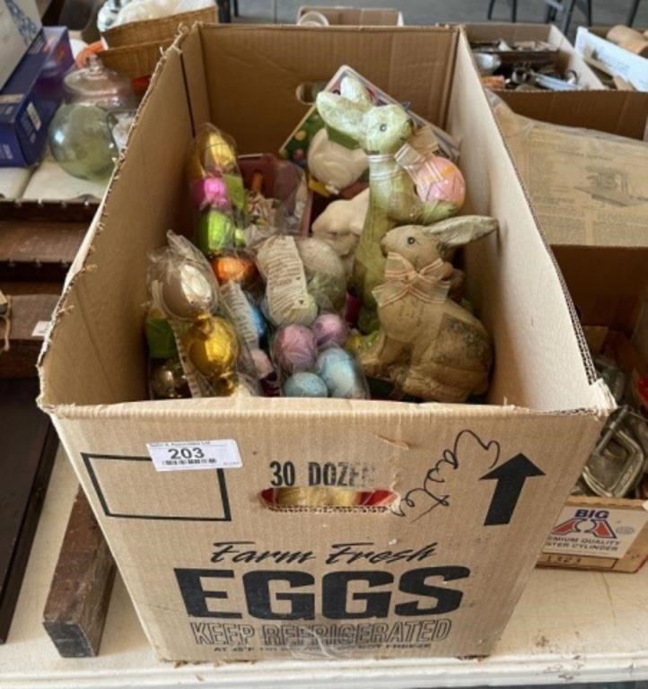 Large Box of Easter Décor