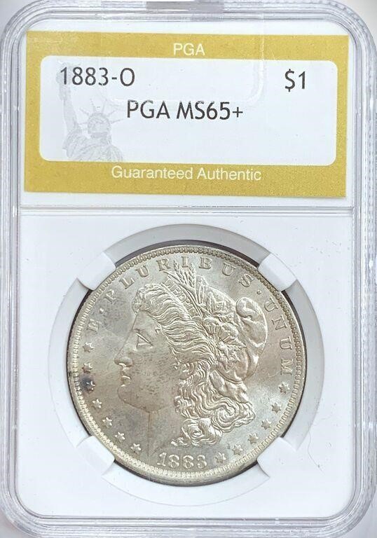1883-O Morgan Silver Dollar MS-65+
