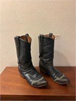 Tony Lama Co. Navy Cowgirl Boots