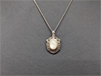 .925 Sterling Silver Turtle Pendant & Chain