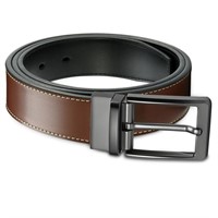 B1390  YOETEY Reversible Leather Belt 35mm